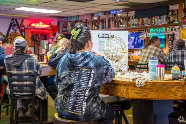 The Trailside Saloon adds a splash of nightlife to the area, with weekly bingo.