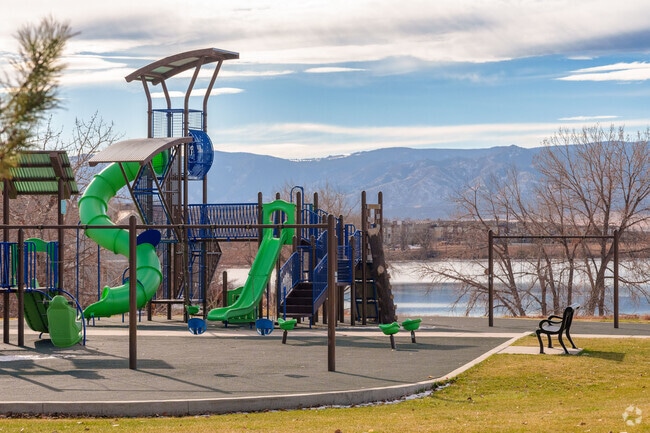 Writers Vista Park has a playground with a view.