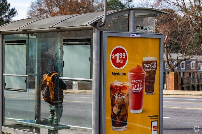 Gresham Park's MARTA stops are positioned in high traffic areas for those commuting.