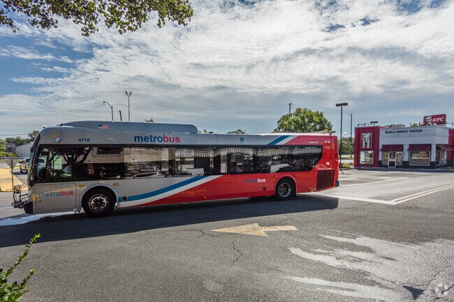 Residents can catch the Metro bus to the Metro train station from Marlow Heights if they need to travel around the area.
