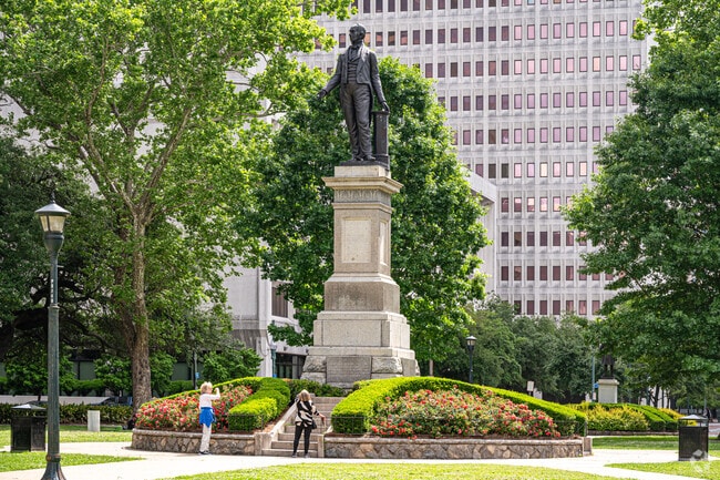 Lafayette Square is popular with locals and tourists.