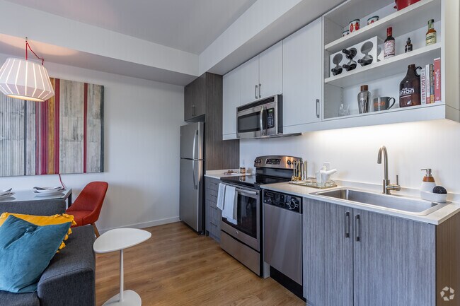 1BR, 1BA - 563SF - Kitchen