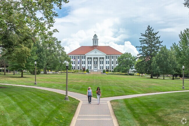 JMU is located in Harrisonburg, VA, about two hours from Fredericksburg.