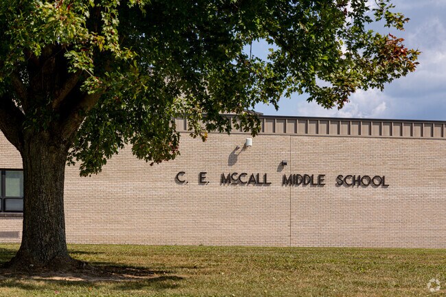 C.E. McCall Middle School serves 495 students in grades 5-8.