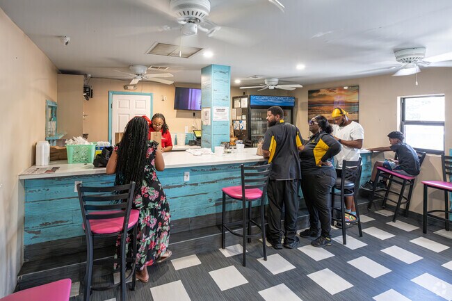Conch Heaven in Westview serves Caribbean seafood specialties, including fresh conch salad.
