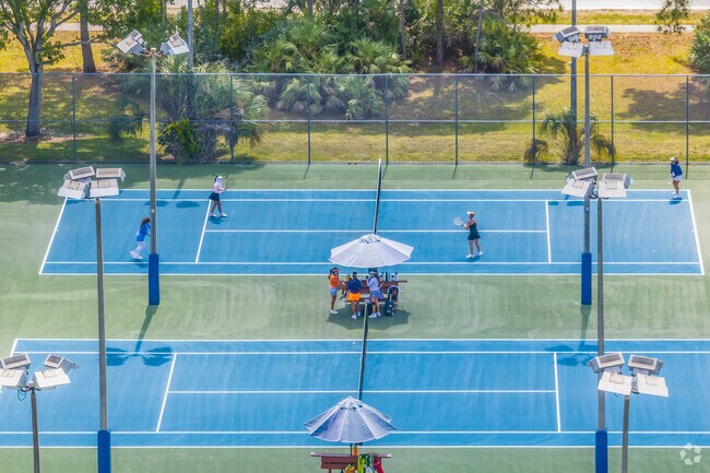 Play a game of tennis at Continental Park Tennis Courts in Kendall, FL.