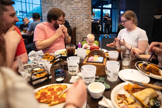 The Corner Pub is a bustling dinner spot in Valley Park.