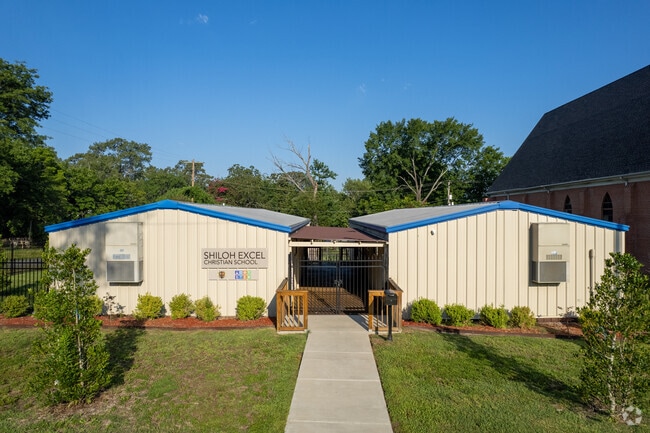 The Shiloh Excel Christian School entrance.
