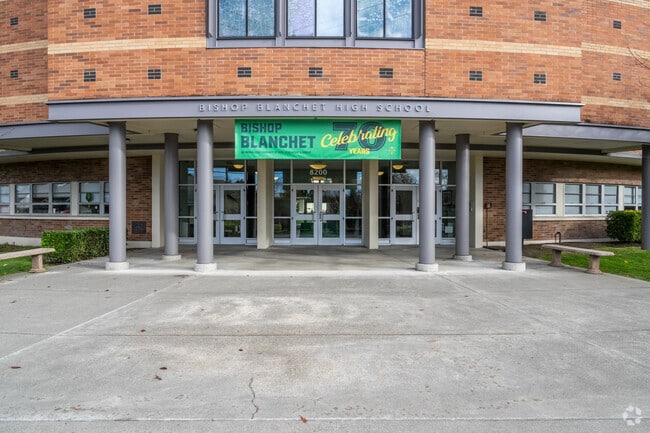 Bishop Blanchet High School entrance.