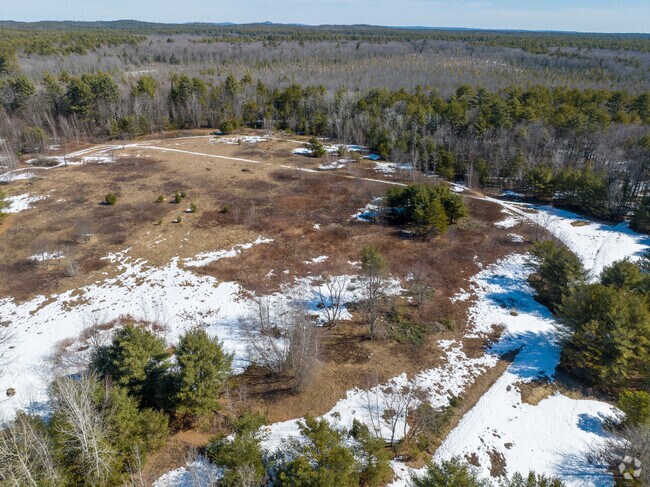 A birds eye view of Steep Falls Preserve
