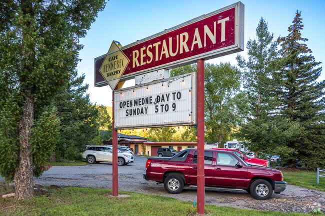 Durango West is strictly residential, and the closest restaurant is the Kennebec Café.