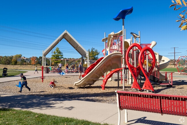 Kids will enjoy the playground equipment at Gemstone Park in Sapphire Pointe.