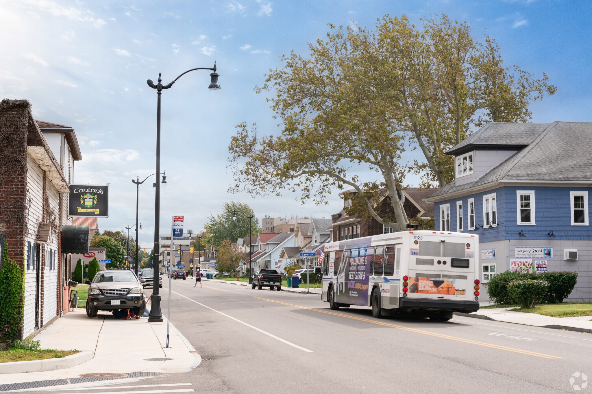 Bus lines offer a safe ride home after a night out in Abbott McKinley.