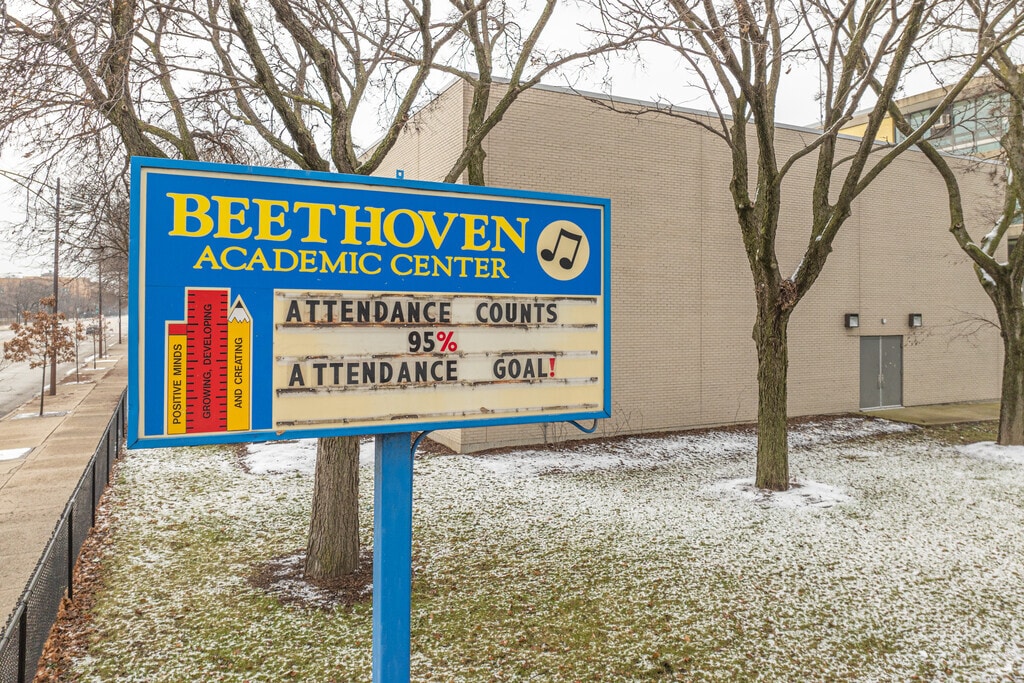 Beethoven Elementary School provides a safe environment for students.