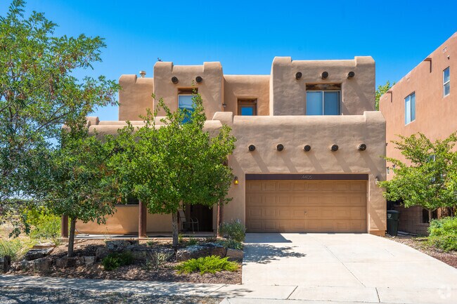 Pueblo Revival homes are also common around the neighborhood.