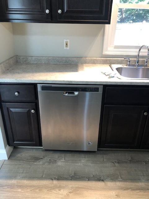 stainless dishwasher