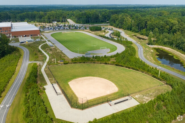 Apex Friendship Middle School athletic fields.