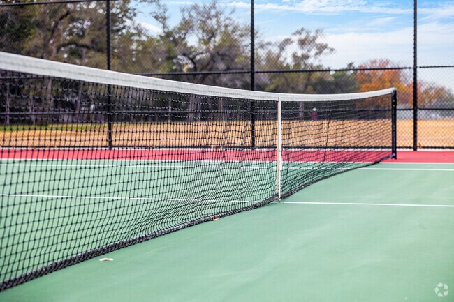 There are two tennis courts at Harrison Park by Park Meadows.