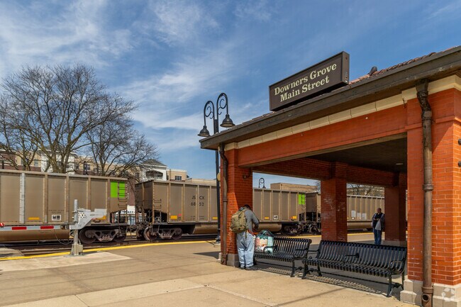 South Downers Grove is a short train ride away from Downtown Chicago.