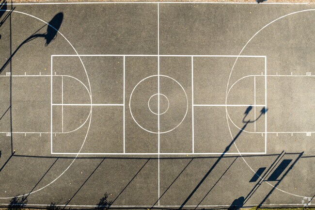 Sports-loving folks can enjoy a pickup basketball game at Youngwood Recreation.