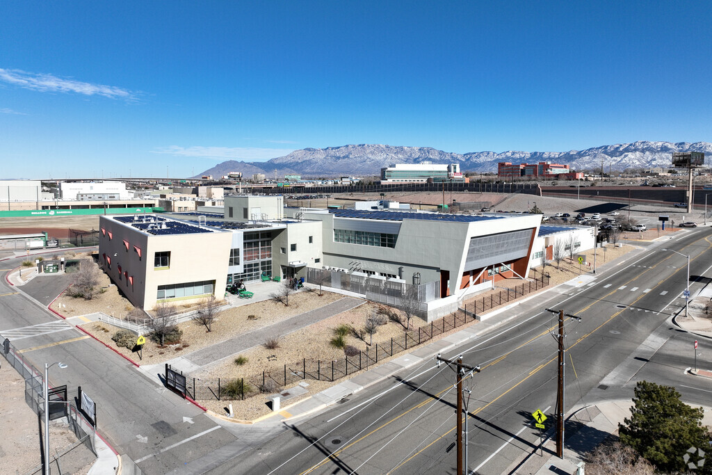 Mountain views at Early College Academy.