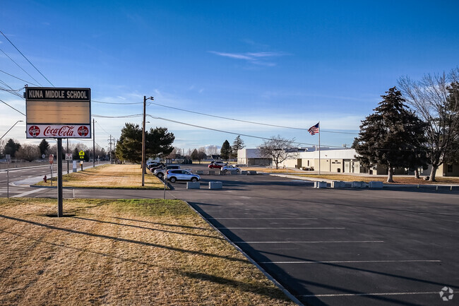 Kuna Middle School west signage.