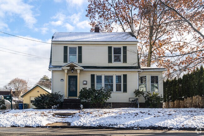 This Dutch Colonial style home is typical in Westbrook.