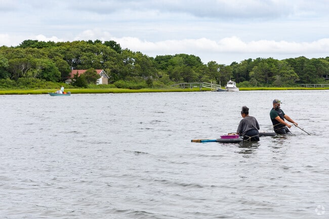 The waters surrounding Seconsett Island are popular for fishing and clamming.