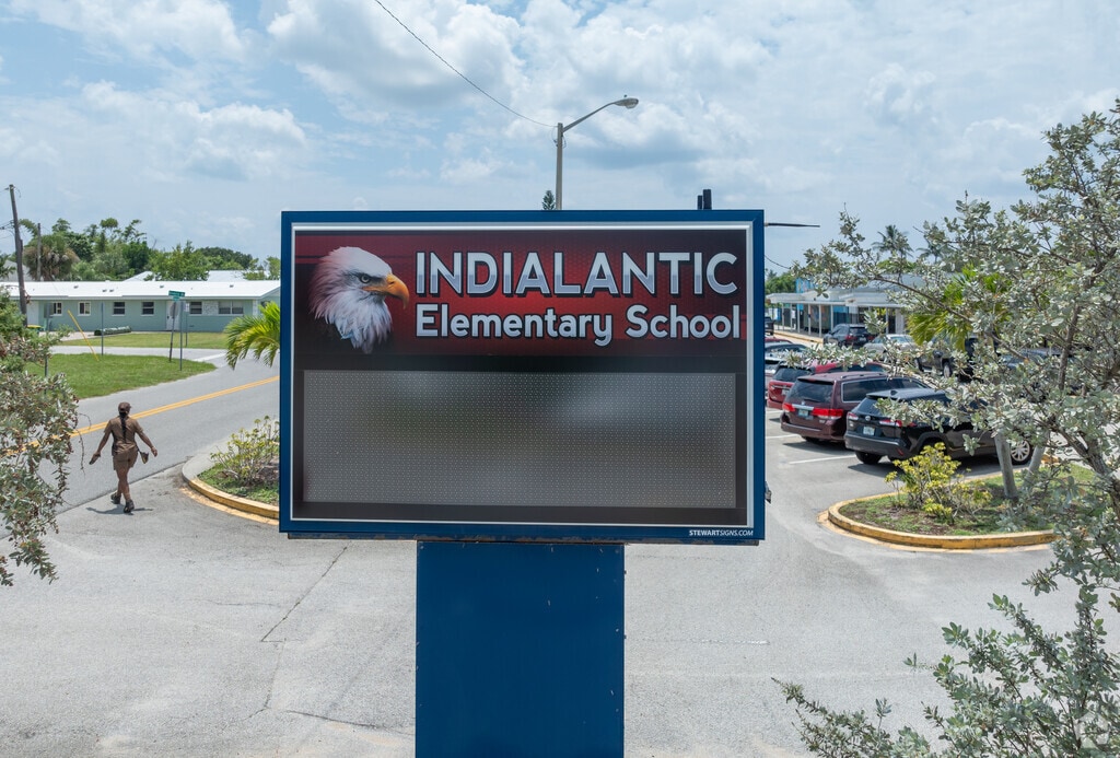 Indialantic Elementary School is located at 1050 N Palm Ave, Indialantic, FL.