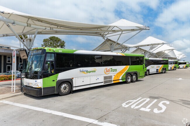 Public transportation is available throughout Vallejo Manor and the region on Sol Trans buses.