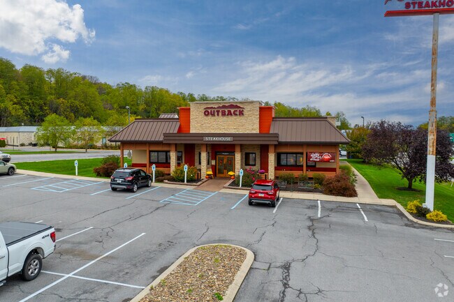 Plank Road features chain dining for Allegheny residents, including Outback Steakhouse.