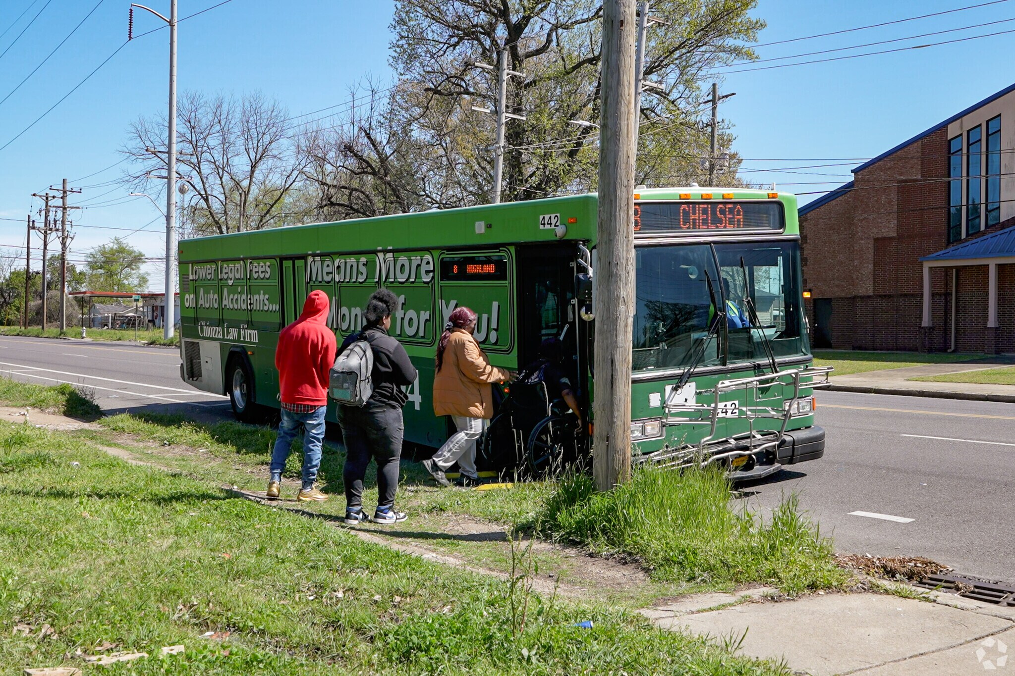Douglass is served by MATA public busses.