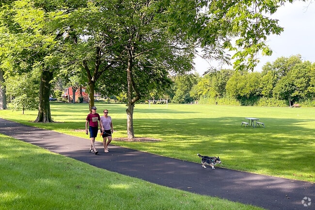 Kelly Park is known for an asphalt walking path that are often used by residents of Wheaton.