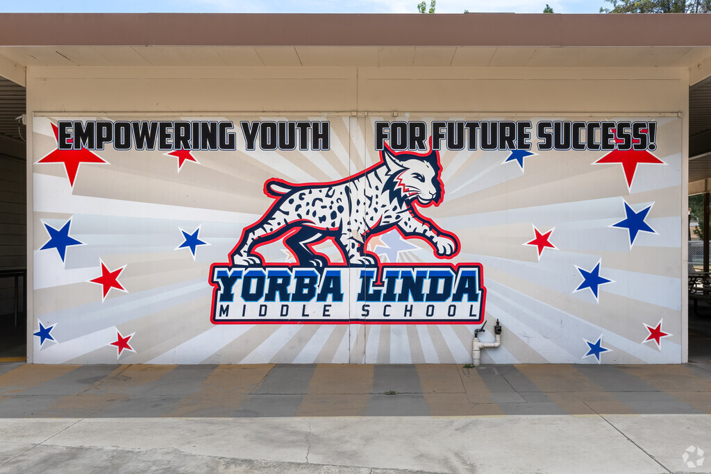 Yorba Linda Middle School serves grades 6 through 8 towards bright futures.