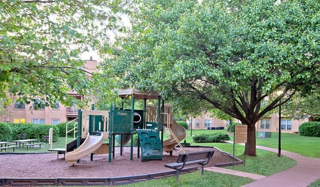 Kids playground areas within the community