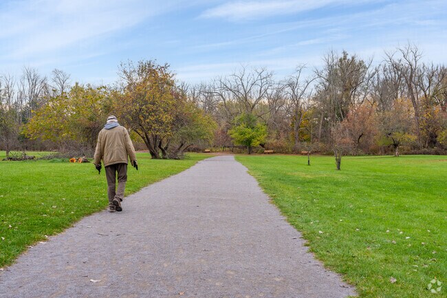 Residents of Snyder enjoy taking a leisurely stroll through Amherst State Park.