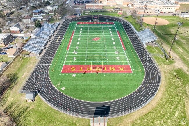 Irondale High School has football, lacrosse and a marching band.