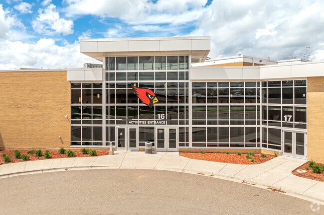 Coon Rapids High School is home to the cardinals.