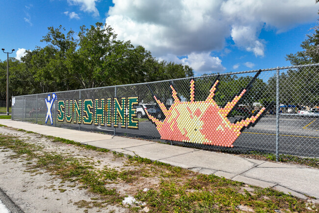 Sunshine Elementary School has plenty of school spirit.