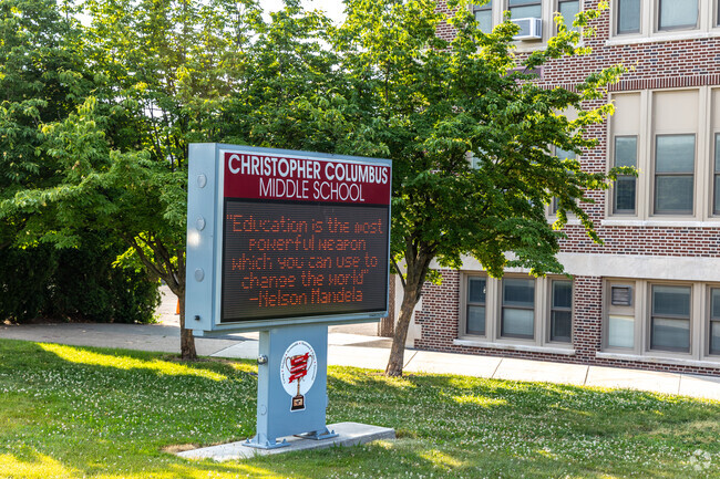Christopher Columbus Middle School serves over 1,200 diverse students in Grades 6-8.