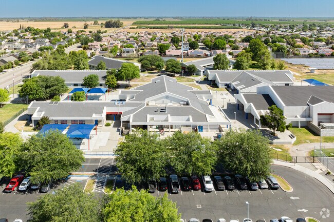 Liberty Middle School in Lemoore is surrounded by the farmland of the San Joaquin Valley.