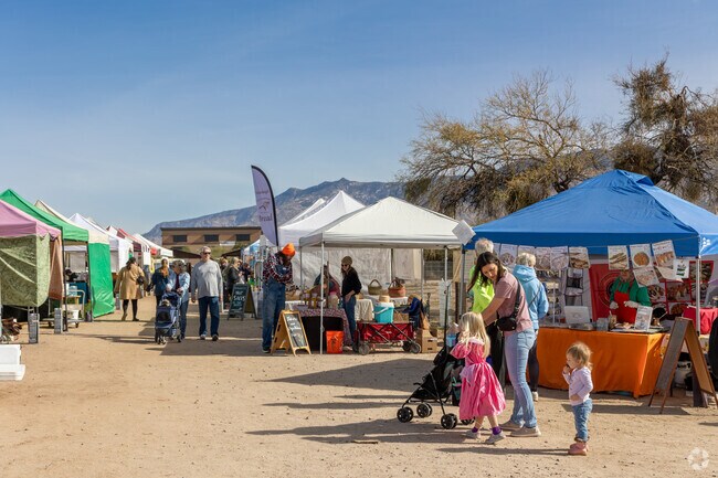 Dozens of booths are open for shopping at The Oro Valley Farmers Market every Saturday.