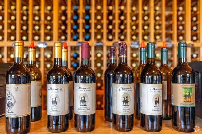 Taste locally produced wine in Elk Township at Monroeville Vineyard and Winery.