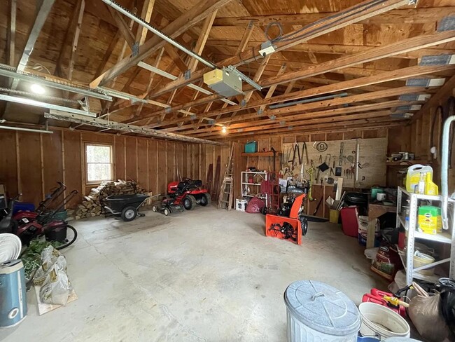 Items in garage not included