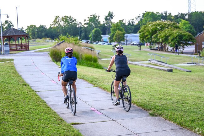 The Anacostia Riverfront Trail runs through Bladensburg Waterfront Park.