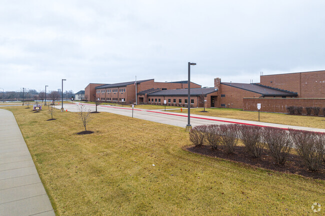Danielle-Joy Peterson Elementary School has 632 students in grades K-5.