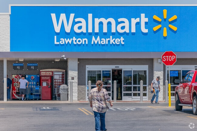 Walmart Neighborhood Market near Almor West fulfills locals' daily grocery needs.
