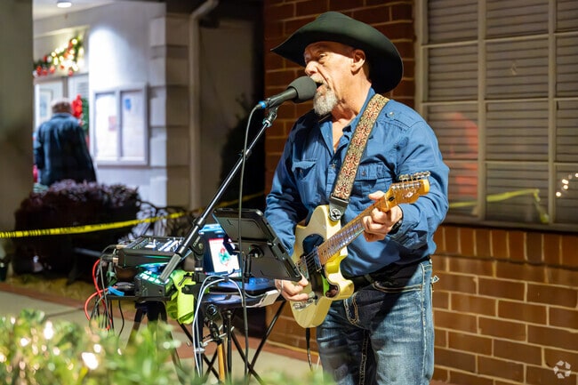 Local guitarists perform at Bogart’s seasonal Fun Fest.