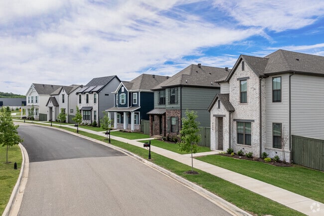 Towne West subdivision in Bridgeport is rapidly growing with 1- and 2-story homes.