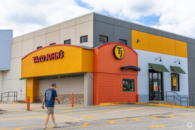 Taco John's in Nebraska City is a fast-food chain offering Mexican-inspired dishes.